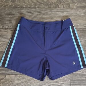 Woman  Blue Swim Shorts